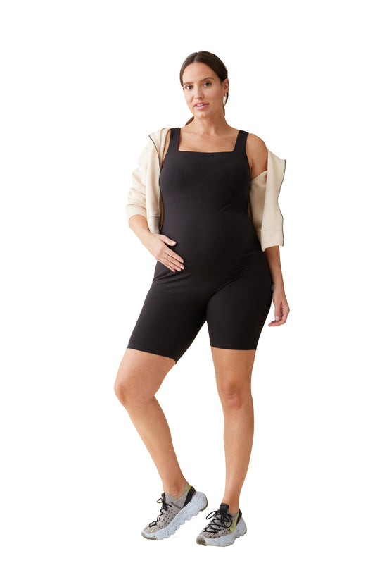 Women's Maternity Short Unitard