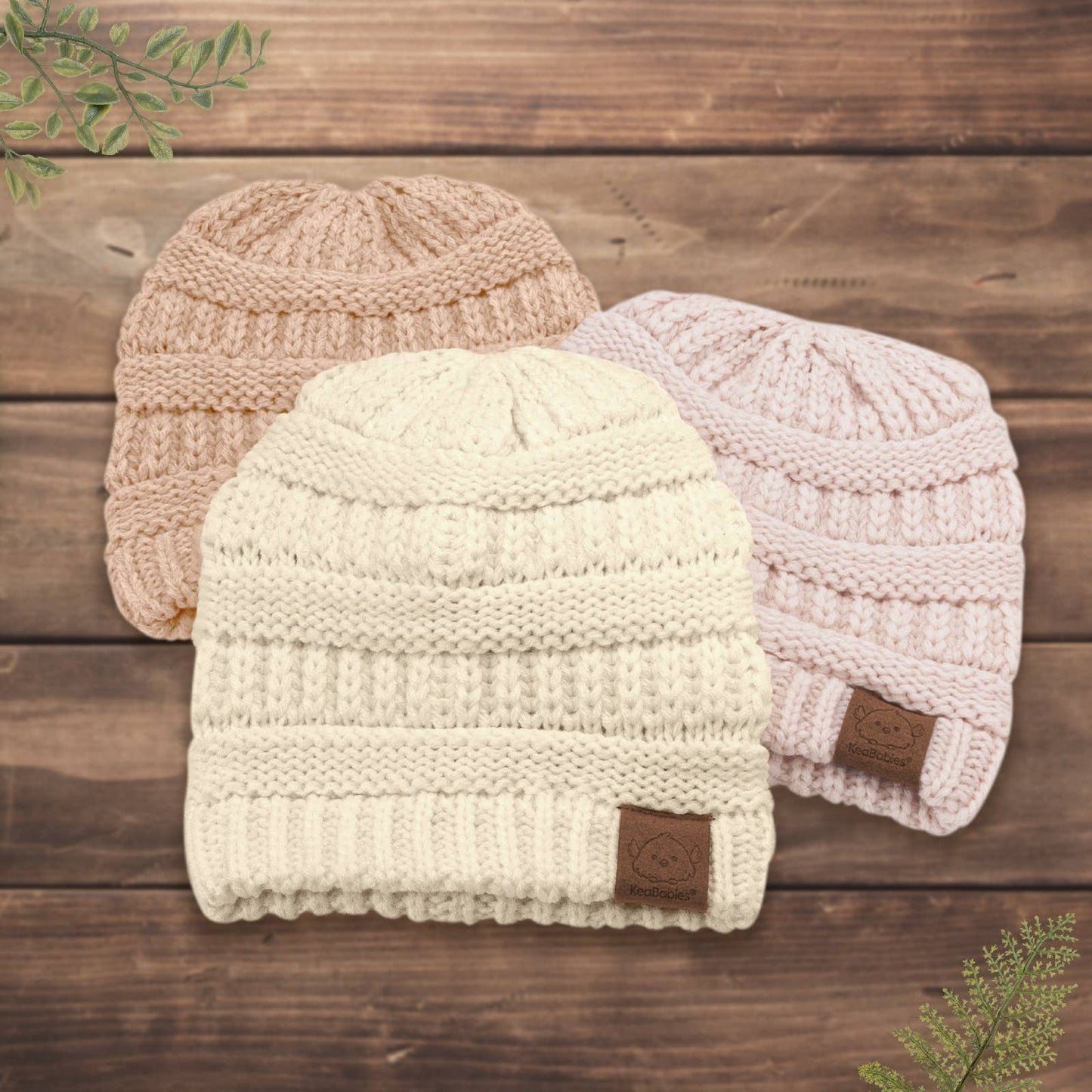 3-Pack Warmzy Baby Beanies