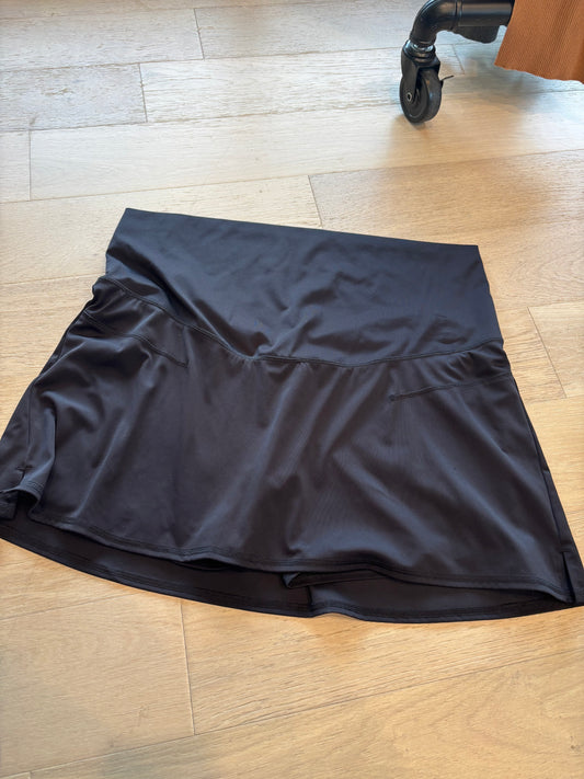 Large Black Pre-Loved Maternity Skirt
