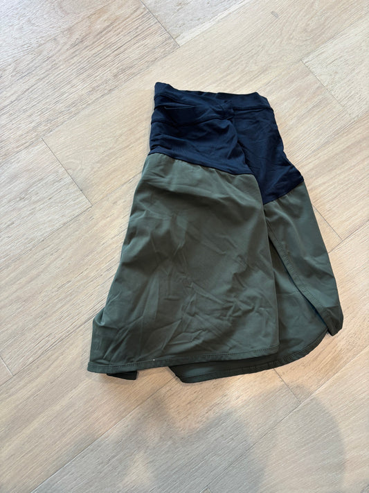 Small Green Athletic Pre-Loved Maternity Shorts