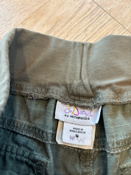 Small Green Pre-Loved Maternity Shorts