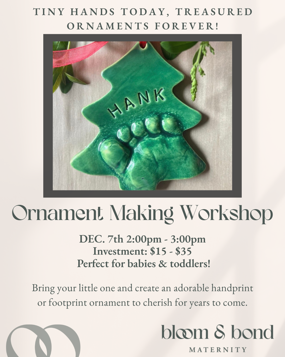 Ornament Making Workshop - Dec 7th