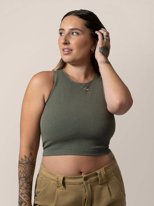 Bamboo Maternity & Nursing Longline Bra