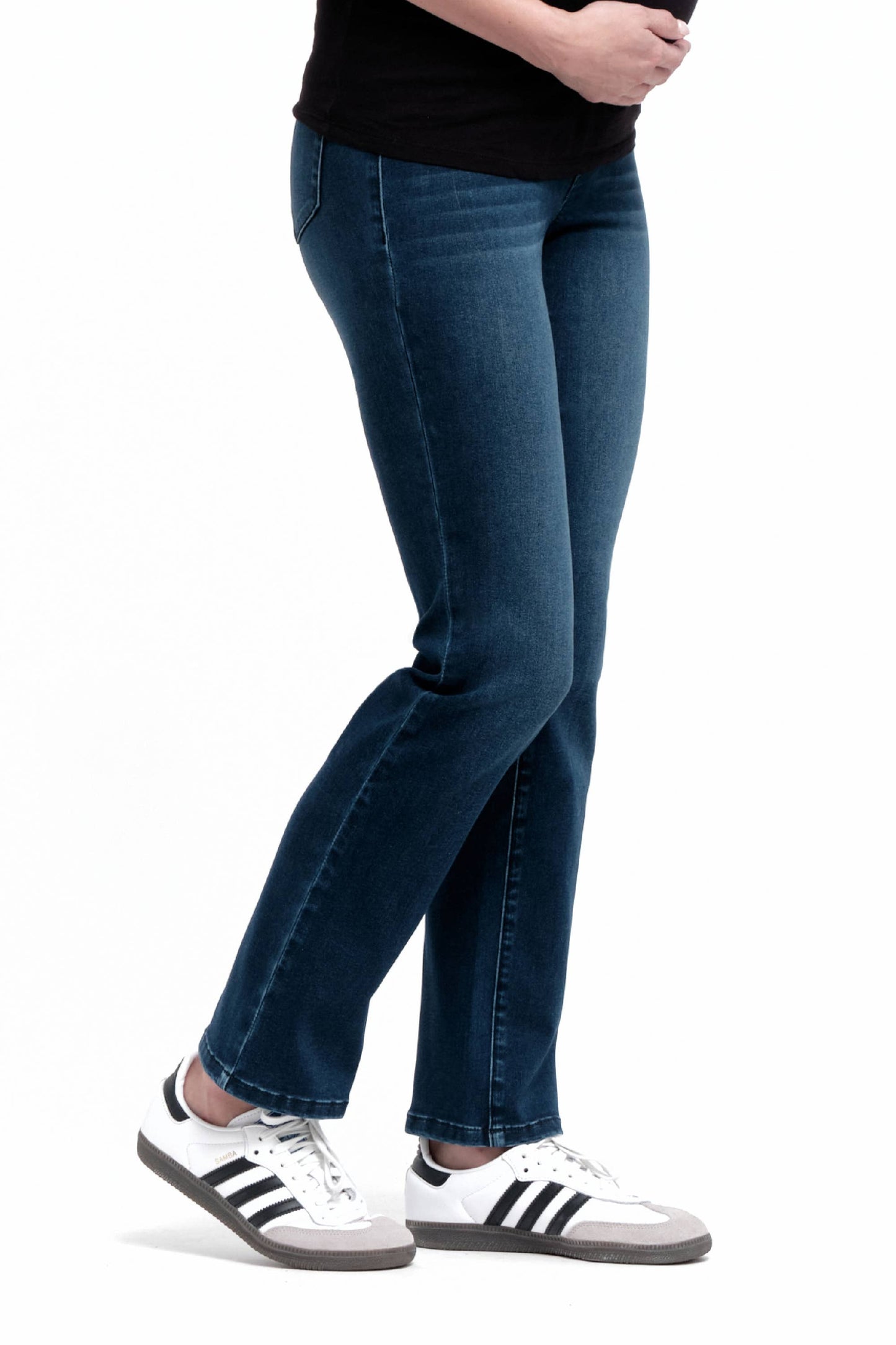 Maternity 30" Better Butter Slim Straight Jean in Lanie