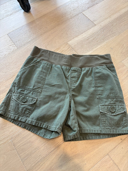 Small Green Pre-Loved Maternity Shorts