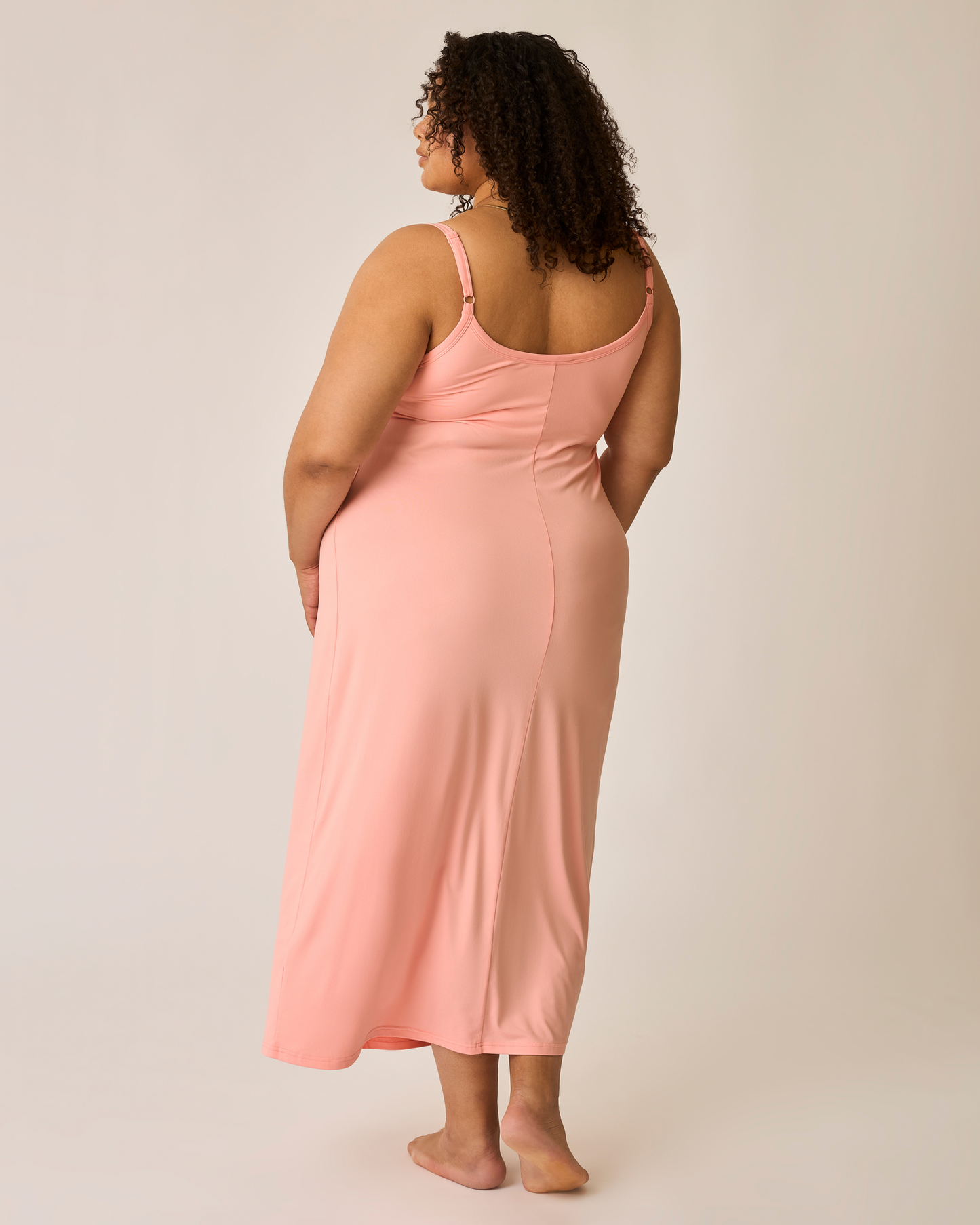 The Sunday Maternity & Nursing Maxi Dress | Sunset Pink