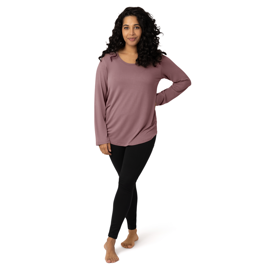 Bamboo Nursing & Maternity Long Sleeve T-shirt