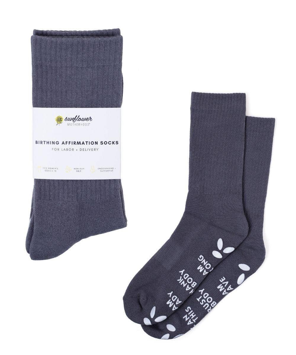 Birth Affirmation Hospital Socks | Labor Delivery Grip Socks