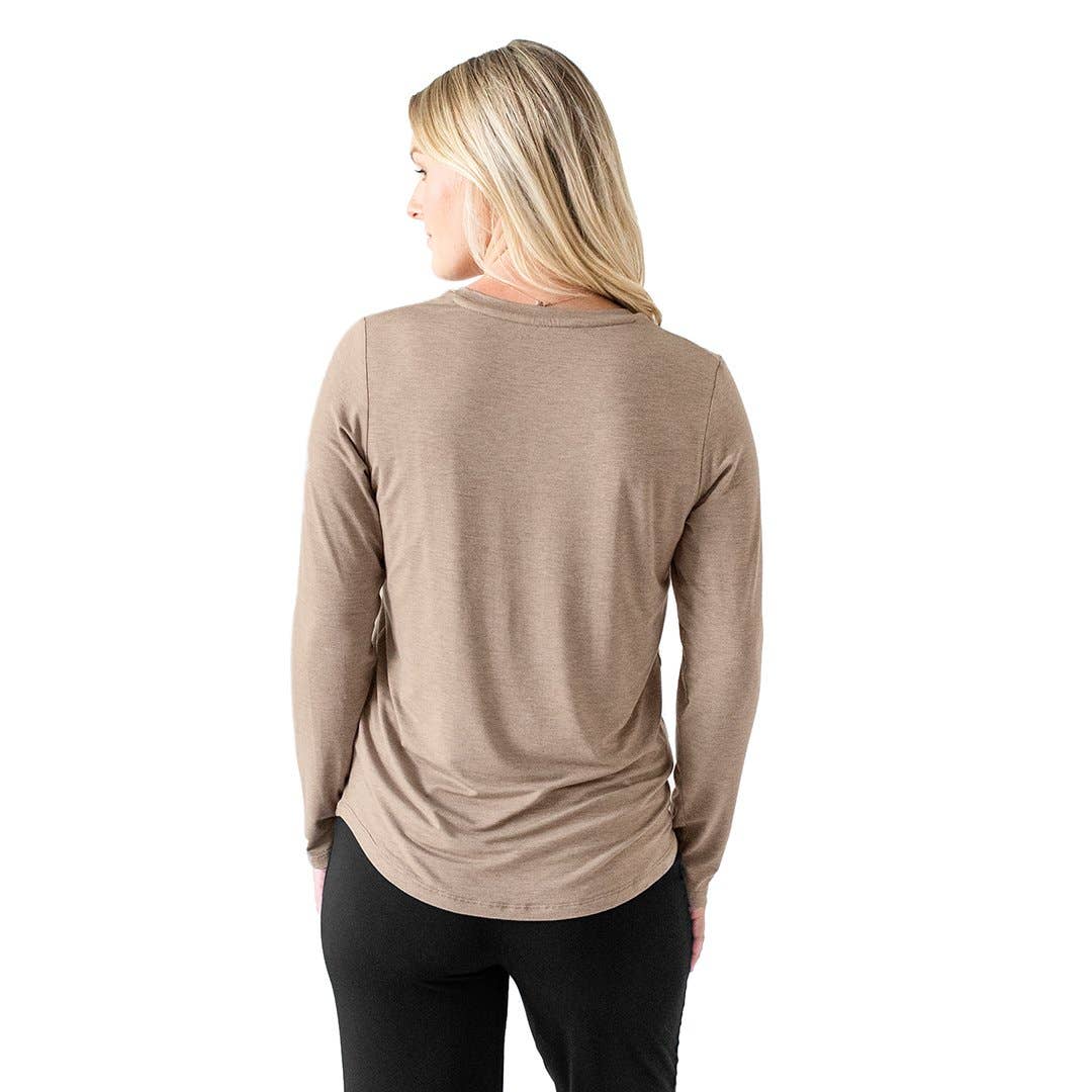 Bamboo Nursing & Maternity Long Sleeve T-shirt