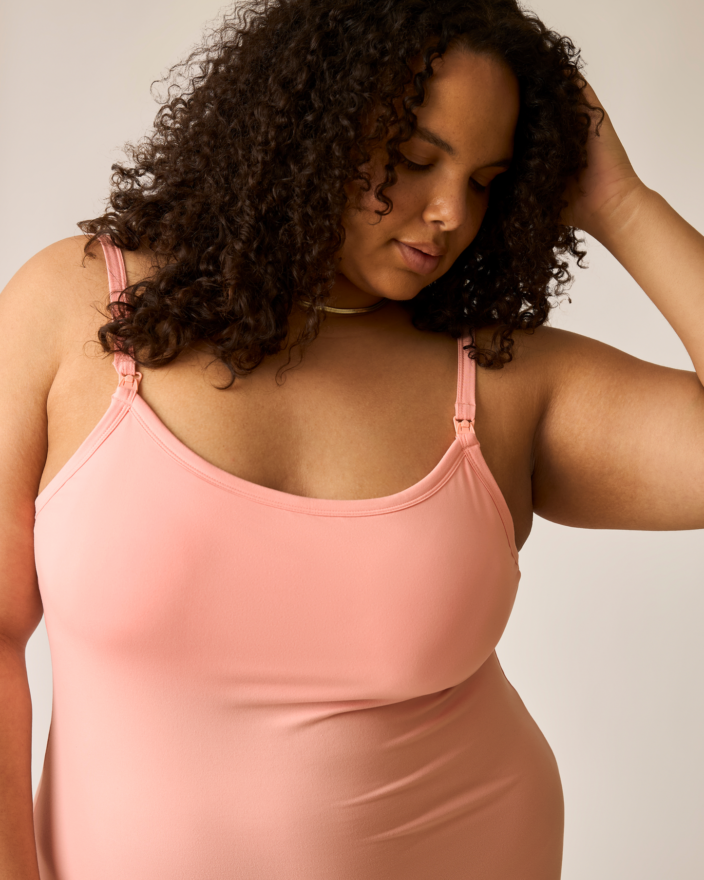 The Sunday Maternity & Nursing Maxi Dress | Sunset Pink