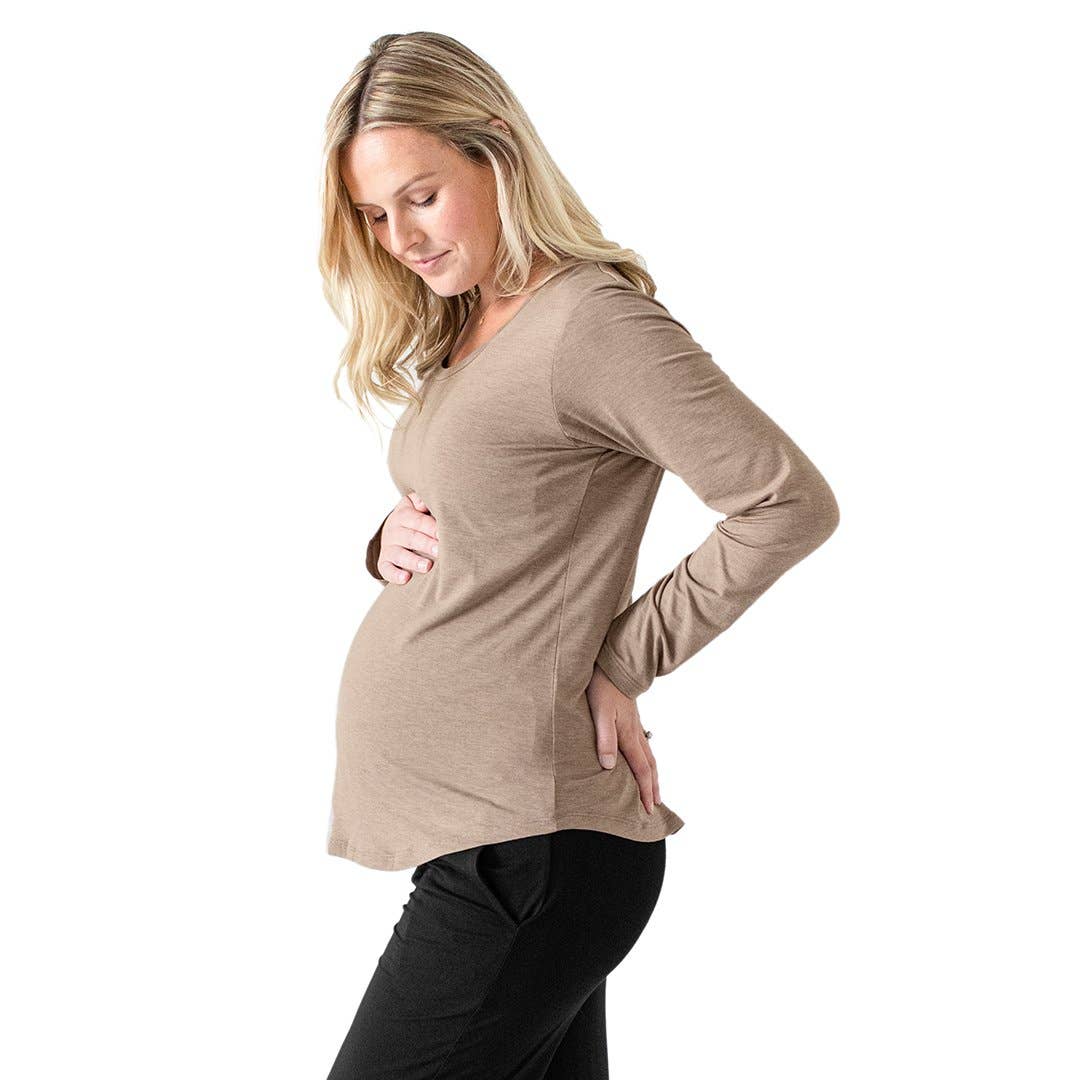 Bamboo Nursing & Maternity Long Sleeve T-shirt