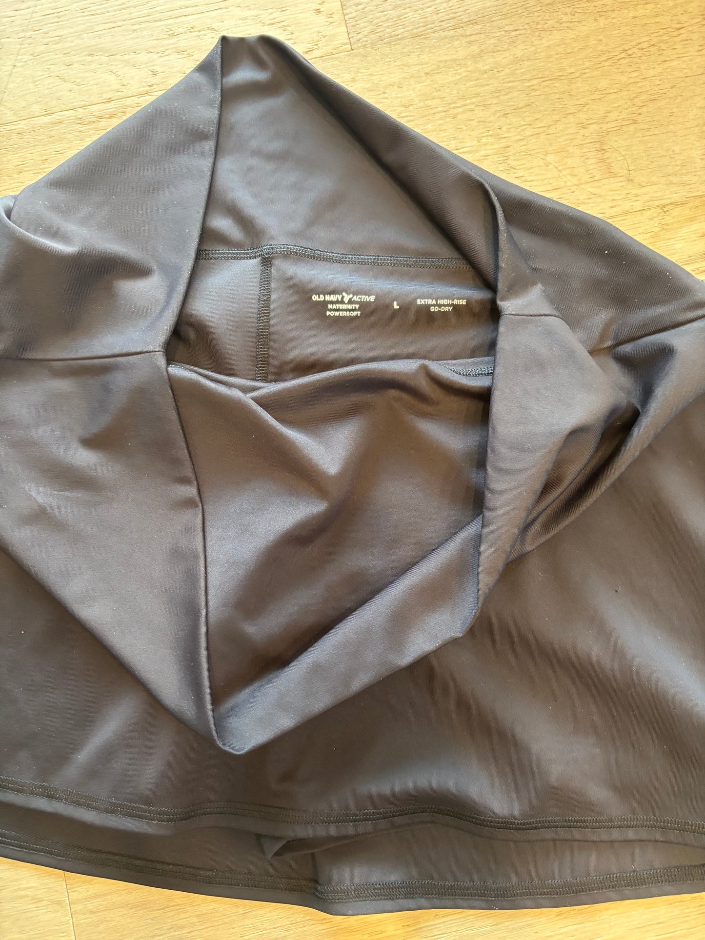 Large Black Pre-Loved Maternity Skirt