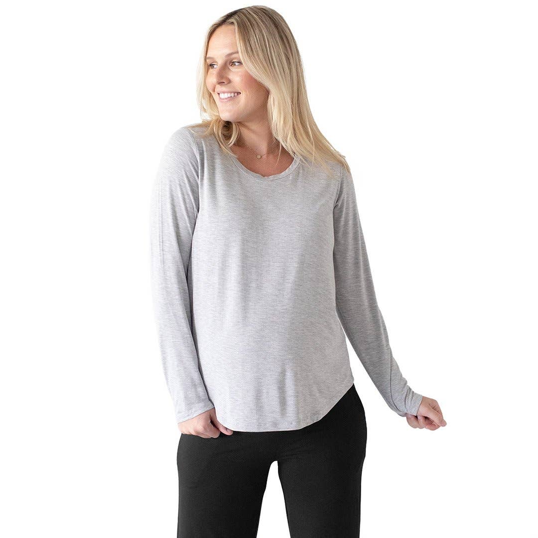 Bamboo Nursing & Maternity Long Sleeve T-shirt