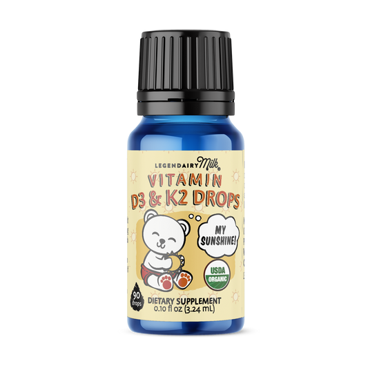 Organic Baby and Toddler D3&K2 Drops
