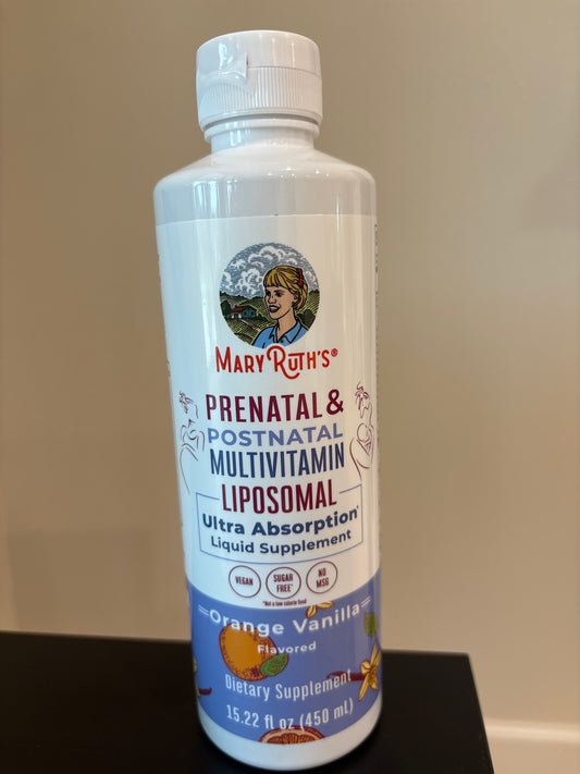 Prenatal + Postnatal Multivitamin -Liposomal | Orange Vanilla