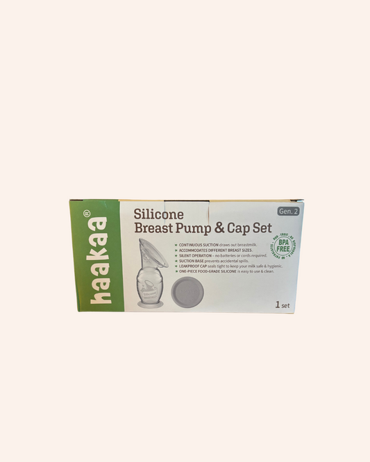 haakaa Silicone Breast Pump & Cap Set Gen 2