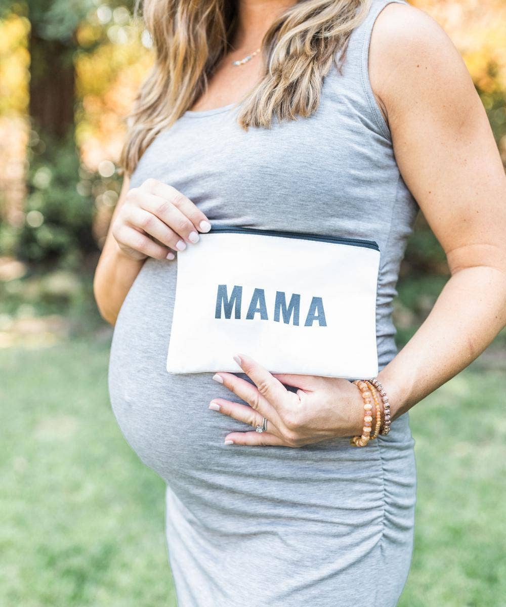 Mama Pouch | Stylish Organizer Canvas Bag for Moms