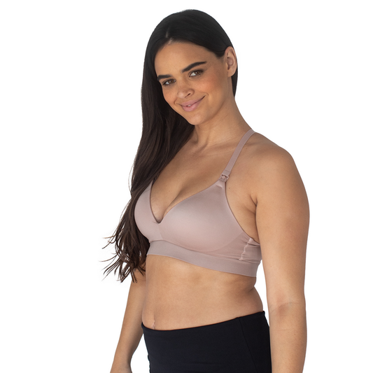 Minimalist Hands-Free Pumping & Nursing Plunge Bra - BUSTY