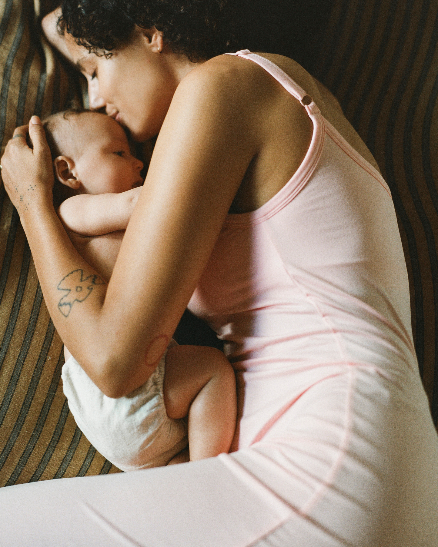 The Sunday Maternity & Nursing Maxi Dress | Sunset Pink