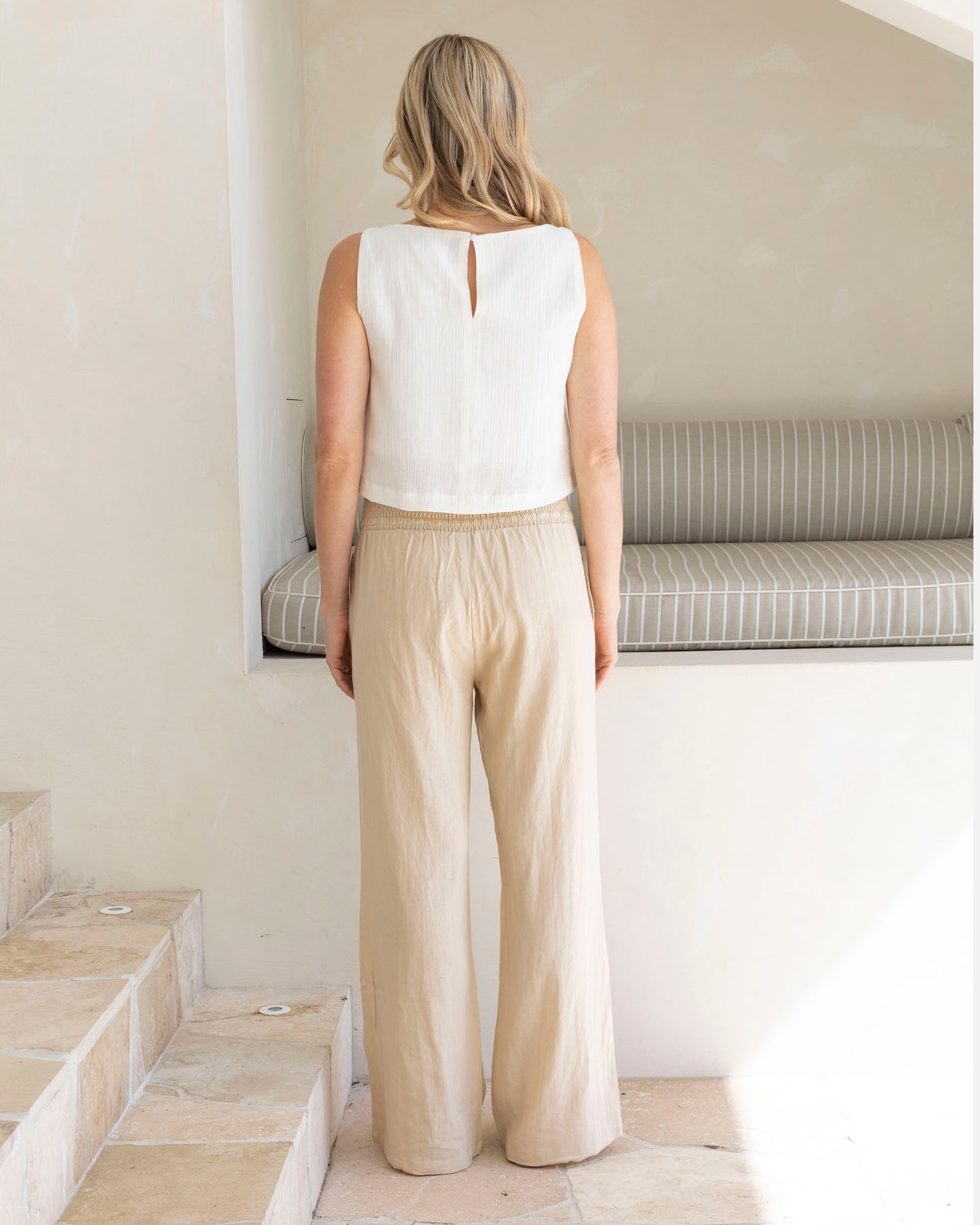 Luana Maternity Cropped Tank Top