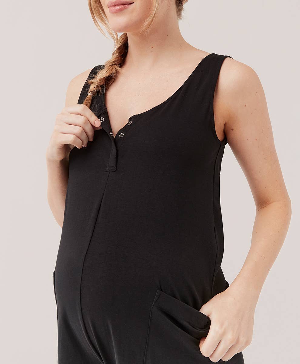 Women's Maternity Nursing Jumpsuit