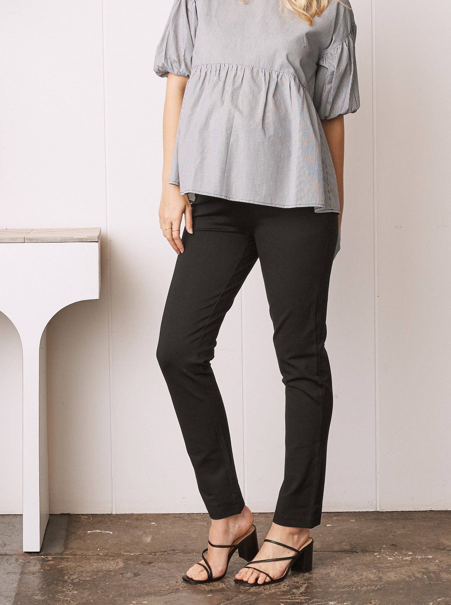Maternity Straight Cut Ponti Work Pants