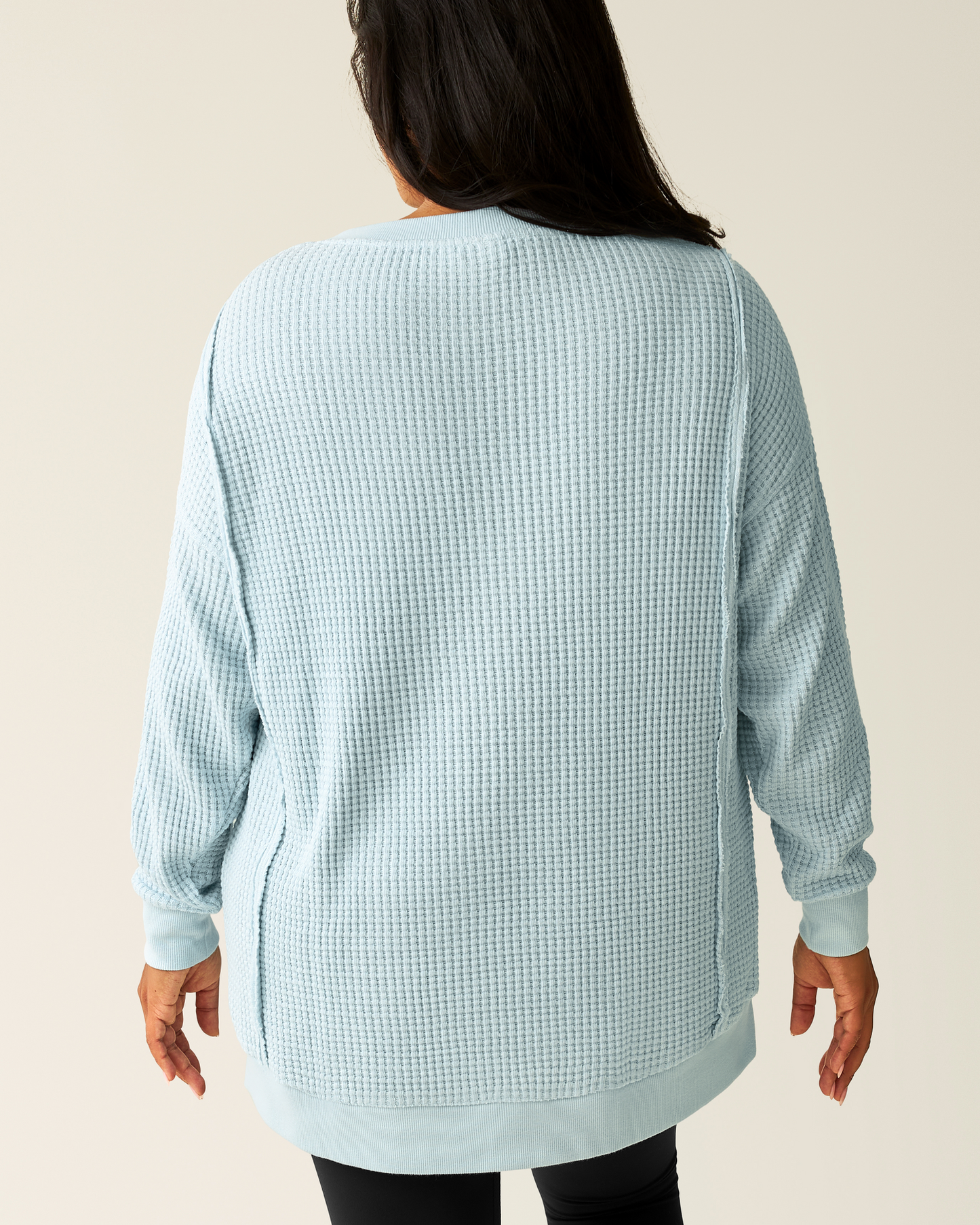 Joelle Thermal Maternity & Nursing Top | Powder Blue
