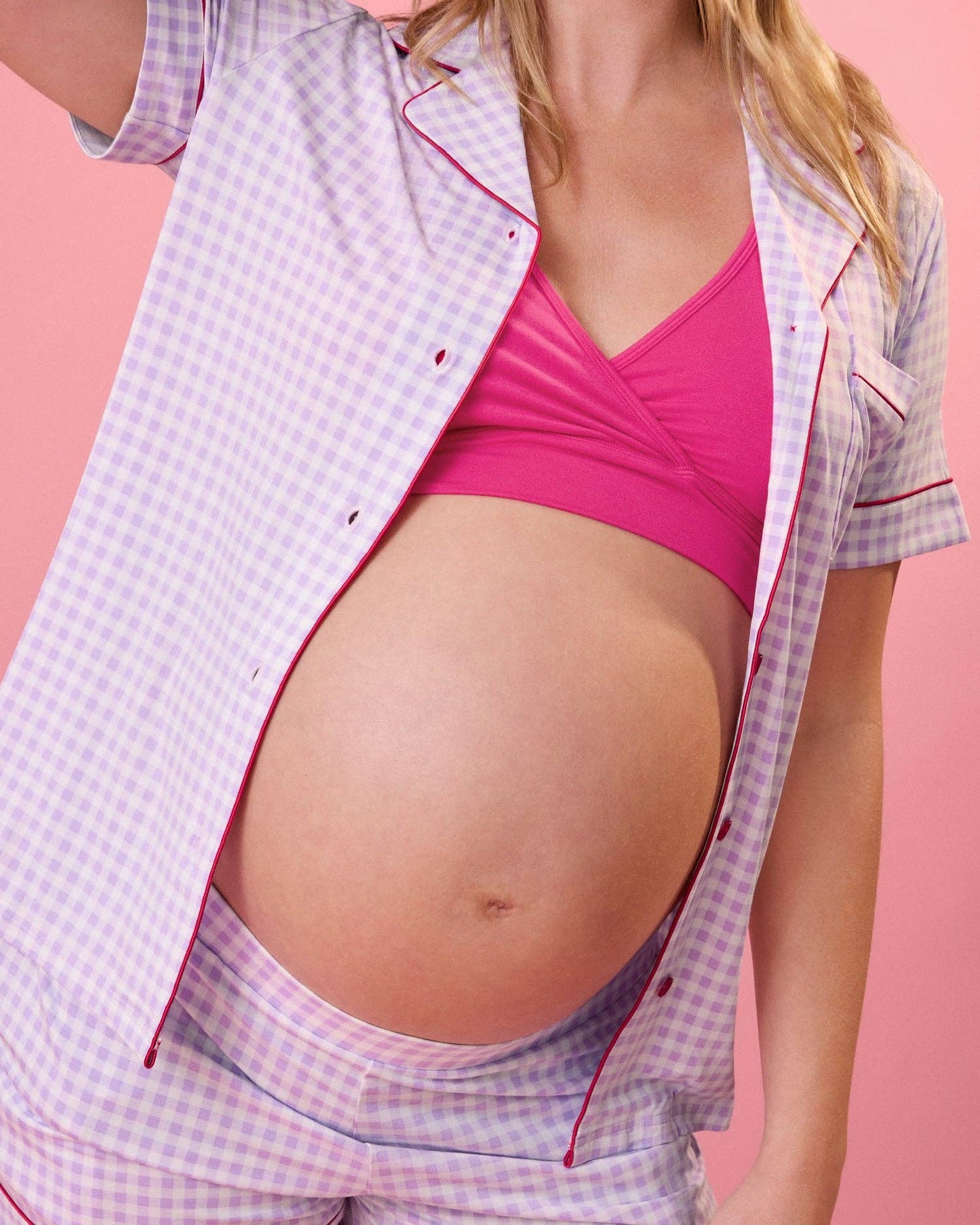 Clea Bamboo Short Sleeve Pajama Set - Spring Colors